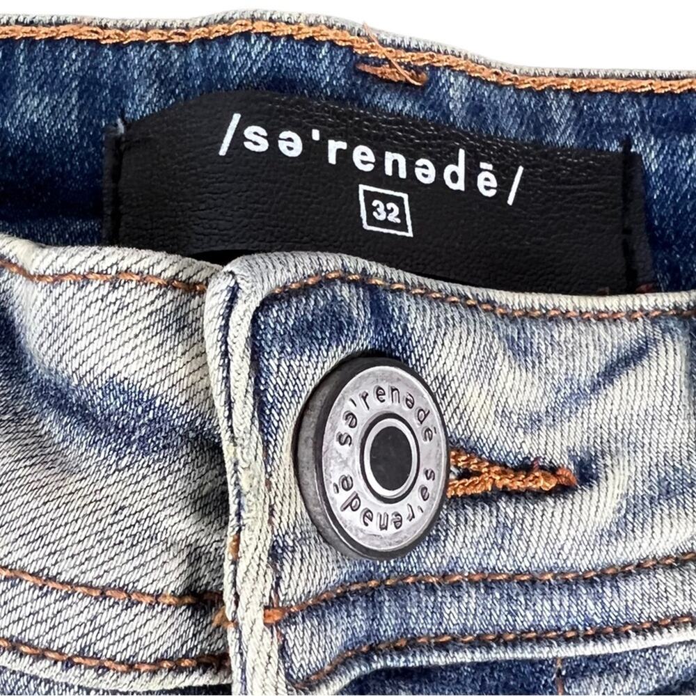 Serenede Coral Reef Denim Men Jean Shorts Men Size 32 - Picture 5 of 8